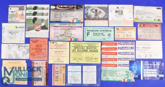 Selection of match tickets to include 1984 Milk Cup final Liverpool v Everton, 1995 Coca Cola Cup