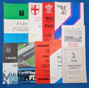 Fiji in the UK Rugby Programmes (9): 1964 v Abertillery and Newbridge, W Counties of Wales, Glam and