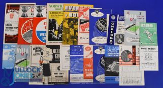 Football League Cup match programmes to include 1963/64 Leicester City v WHU (FLC s/f), 1964/65