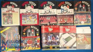 1989-1999 Manchester United Home Football Programmes to include 1989-90 x16, 1990-91 x26, 1991-92