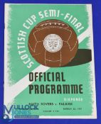 1956/57 Scottish Cup semi/final Raith Rovers v Falkirk at Tynecastle Park 23 March 1957; fair/
