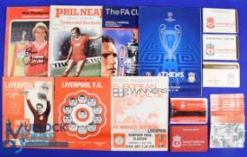 Selection of Liverpool FC memorabilia to include 1963/64 Into Europe - League champions 1963/64
