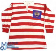 Wigan R Lge Matchworn Jersey, Wembley 1970: Lovely Challenge Cup Final cherry and white hooped