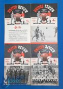 1956/57 European Cup match programmes Manchester Utd homes v Anderlecht (10-0 score), v Borussia