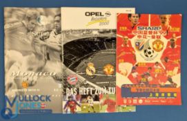 1999 UEFA Super Cup Lazio v Manchester United in Monaco 1999 Sharp Cup, 2000 masters in Germany 3