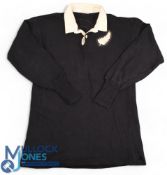 Sid Going's 1971 v Lions NZ All Black Matchworn Rugby Jersey: Exchanged with John Bevan on that