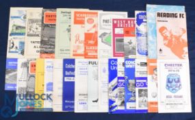 Selection of Workington away match programmes to include 1954/55 Chesterfield, 1957/58 Tranmere