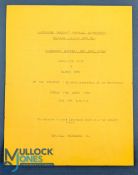 1967/68 match at Old Trafford; Manchester Boys v Barrow Boys Lancashire Schools Cup s/f, Monday 11