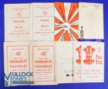 John Bevan's Schools and Welsh Trials Rugby Progs etc (9): Schools issues and/or Menu, H and A