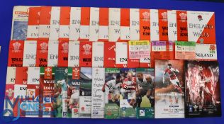 Wales and England Rugby Programmes 1952-2015 (48): The issues from Twickenham or Cardiff (inc THAT
