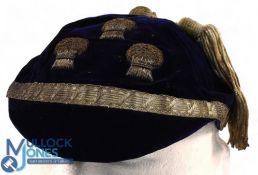 Cheshire County Rugby Honours Cap: Named example, with the famous Cheshire badge. G/VG