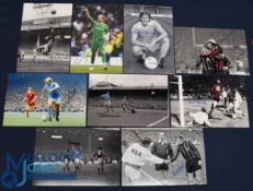 Manchester City photographs, all signed, size 12