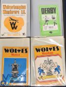 FAC collection of Wolverhampton Wanderers programmes, homes and aways 1960/61 to 1994/95 to