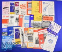 1965/66 Oldham Athletic complete season Away Div. 3 match programmes to include league (23) plus QPR