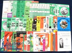 Collection of Celtic home match programmes European fixtures 1965/66 Dynamo Kiev (ECWC), 1972/73
