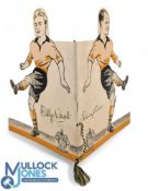 1949 Wolverhampton Wanderers Civic Hall Menu, a multi signed card with noted signatures of Billy