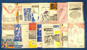 1966-68 Wigan Away Rugby Programmes (Qty): All or nearly all the away issues for those two
