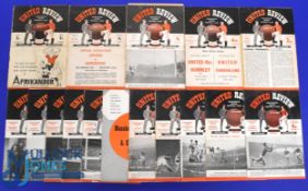 Collection of Manchester Utd home match programmes to include 1946/47 Derby County (plus small
