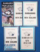 Barbarians v NZ Rugby Programmes (5): The issues from this always-special clash from 1954 (first