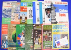 1962 FA Cup final Burnley v Spurs, 1966 FAC final Everton v Sheffield Wednesday + match ticket, 1969