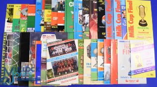 Selection of Football League Cup final programmes, 1967, 1968, 1969, 1970, 1972, 1973, 1974, 1975,