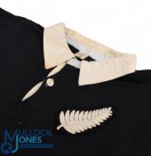 1960s/70 NZ All Blacks Match Prepared or Worn Rugby Jersey: Beautifully presented All Blacks 1960s/