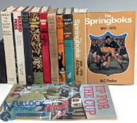 Rugby Book Collection (10): From many lands, inc The Springboks by Parker; Tot Siens, H Muller;