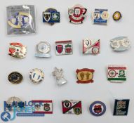 20x British Metal and enamel Football Badges, a good selection badges noted with teams of