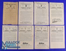 Newport Home Rugby Programmes (8): v Cardiff Nov 1945, v early, worn and fragile but rare; v