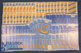 1970-1969 Shrewsbury Town Home Football Programmes, an almost complete set of home fixtures, to