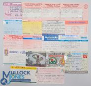 1994-95 Football Ticket Collection, mostly Manchester United Away tickets, to include FA Cup Final