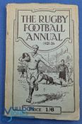 1925-6 Rugby Football Annual: By then well-established, detailed comprehensive annual survey, very