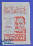 1933/1934 Gateshead v Chesterfield Div. 3 (N) match programme 30 December 1933, Redhough Park;
