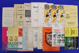 Rugby Programme etc Pot-Pourri (Qty): Mostly Club Progs: March 1945 Naval Services v Sir Robert