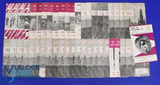 Collection of 1960s Hearts home match programmes 1961/62 Raith Rovers (SLC), St Mirren (SLC), St