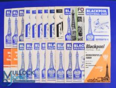 Selection of Blackpool home match programmes 1949/50 Huddersfield Town, 1953/54 Sheffield Wednesday,