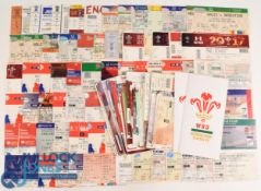 1970s On, Mainly Welsh Interest Rugby Tickets (Qty): Large collection of hundreds of tickets,