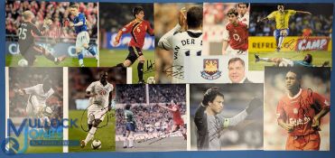 Signed Colour Football Photographs, a good collection to include 2012 Cardiff City Joe Manson, Van