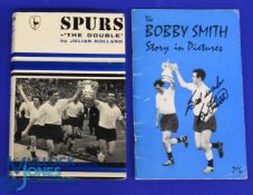 Tottenham Hotspur autographed football books: Spurs the Double by Julian Holland signed by Mackay,