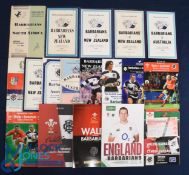 1952-2023 Barbarians v Nations Rugby Programmes (18): v S Africa 1952, 2000; v New Zealand 1954,