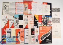 1950s On, Welsh Interest Autographed Items (Qty): 30 or more programmes, menus, etc liberally signed