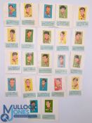 1962 Chile World Cup Player Stickers a full set of 22 Chile, all neatly stuck down and cut out (22)