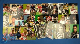 Quantity of Rugby League Signed Photographs, assorted teams, British and Touring teams in need of