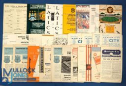 Selection of reserve match programmes to include 1951/52 Wolves v Chesterfield, 1953/54 Manchester