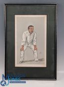 Antique Cricket Vanity Fair Print Albert Neilson Hornby men of the day No.512 printed by Vanity Fair
