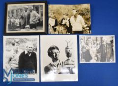 Collection of famous golfers black & white press photographs from the 1930s through to the early
