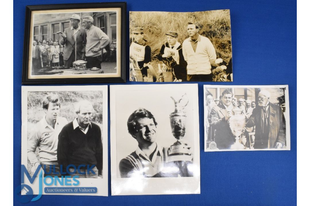 Collection of famous golfers black & white press photographs from the 1930s through to the early