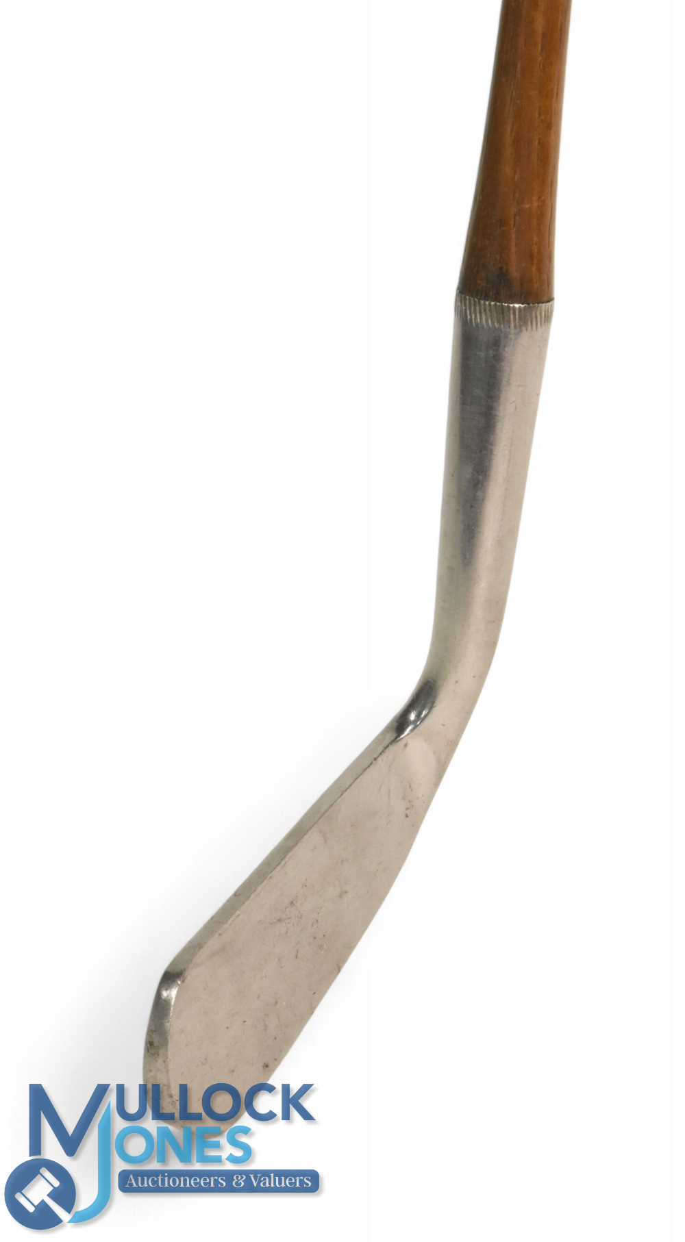 Robert T Jones junior Calamity Jane wry neck putter stamped with the Spalding 'kroflite' cleek mark, - Image 2 of 2