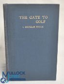 The Gate to Golf - Edgar, Douglas J: St Albans, England: Edgar & Co, 1920. 61p cloth. A man ahead of