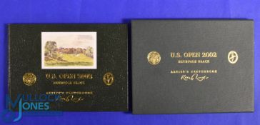 US Open 2002 Bethpage Black Artist's Sketchbook Deluxe Limited Edition (86/250) Ken Reed (signed) in